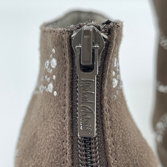 Michael Antonio platformed Jeweled ankle boot 7.5 - Picture 7 of 9